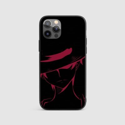 mobile phone cover Monkey D. Luffy Red Black Silicone Armored Phone Case