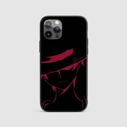 Monkey D. Luffy Red Black Silicone Armored Phone Case