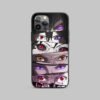 Naruto Famous Eyes Metal Phone Cover