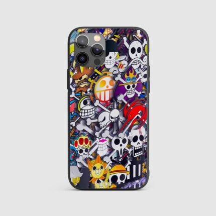One Piece Sticker Art Silicone Armored Phone Case
