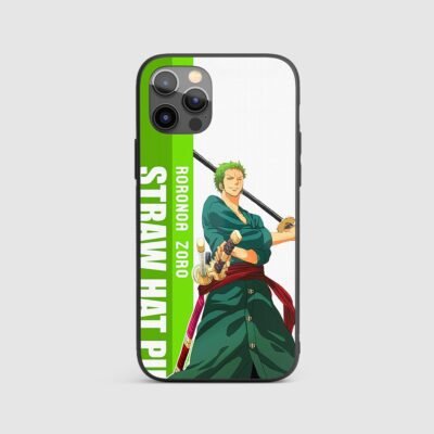 anime phone case Roronoa Zoro Graphic Silicone Armored Phone Case