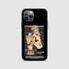 Ryomen Sukuna Pattern Silicone Armored Phone Case