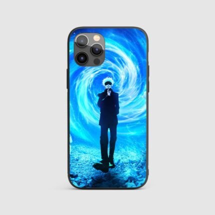 Satoru Blue Silicone Armored Phone Case
