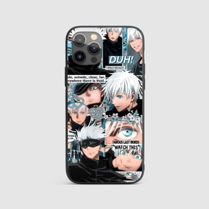 Satoru Collage Silicone Armored Phone Case
