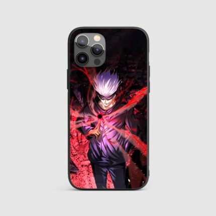Satoru Cursed Silicone Armored Phone Case