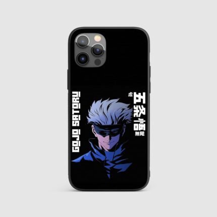 Satoru Gojo Dark Silicone Armored Phone Case