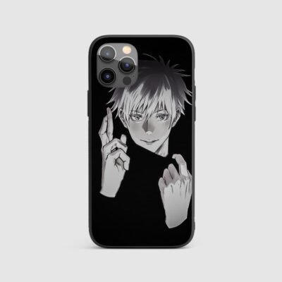 anime phone case Satoru Minimalist Silicone Armored Phone Case