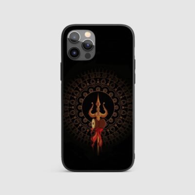 Shiva Trishul Mandala Silicone Armored Phone Cases Shiva Trishul Mandala Silicone Armored Phone Case