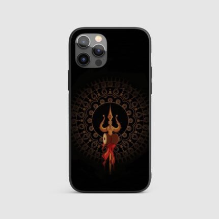 Shiva Trishul Mandala Silicone Armored Phone Case