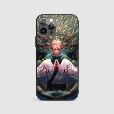 anime cover Sukuna (King of Curses) Silicone Armored Phone Case