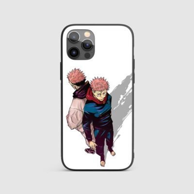 anime back cover Sukuna & Yuji Silicone Armored Phone Case