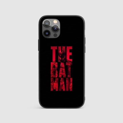 The Batman Typography Cutout Silicone Armored Phone Case