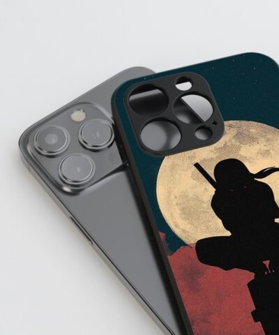 anime back cover Uchiha Itachi Shadow Metal Phone Cover side