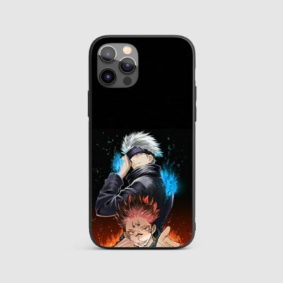 phone back cover Yuji and Gojo Aesthetic Silicone Armored Phone Case
