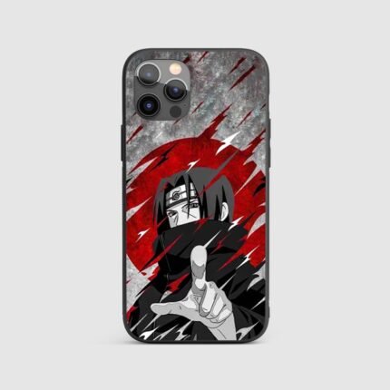 itachi uchiha silicone armored phone case