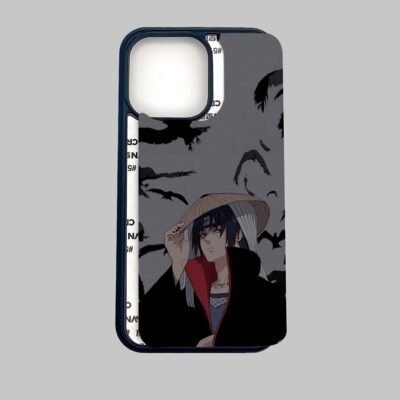 Itachi Uchiha Girl Silicone Armored Phone Case exploded view