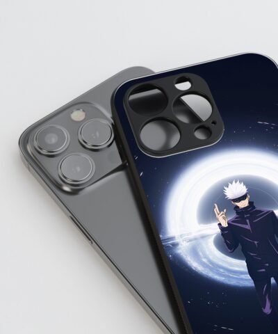 Gogo Satoru Silicone Armored Phone Case side view