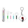 Itachi Uchiha keychain with cable protector
