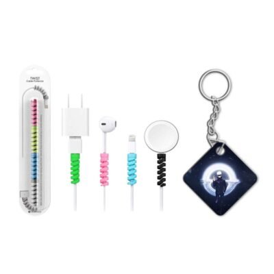 Gogo Satoru Keychain with Cable Protector