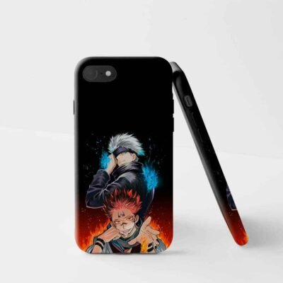 phone back cover Yuji and Gojo Aesthetic Matte Phone Case