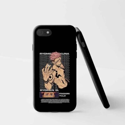 mobile case Ryomen Sukuna Pattern Matte Phone Case