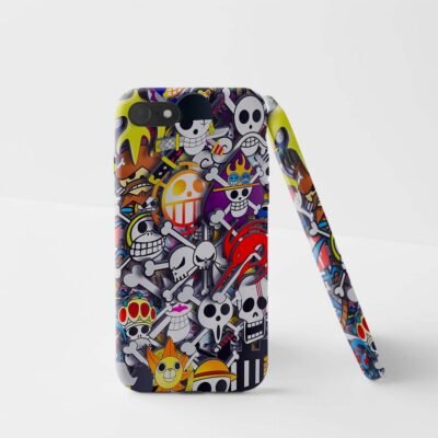 back phone case One Piece Sticker Art Matte Phone Case