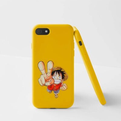 phone case Monkey D Yellow Matte Phone Case