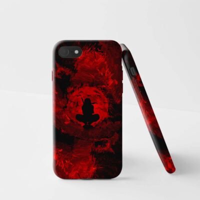 printed back cover Itachi Red Moon Matte phone case