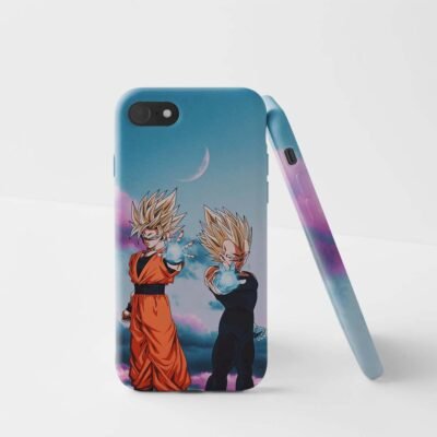 back phone case Goku and Vegeta Matte Phone Case