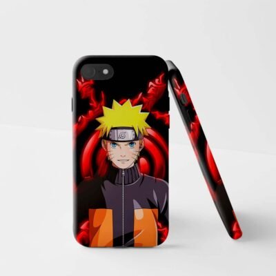02-min Naruto Uzumaki Matte Phone Cover side view