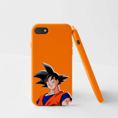 back phone case Goku Orange Matte Phone Case