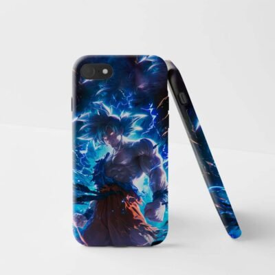 back phone case Manga Son Goku Black Matte Phone Case