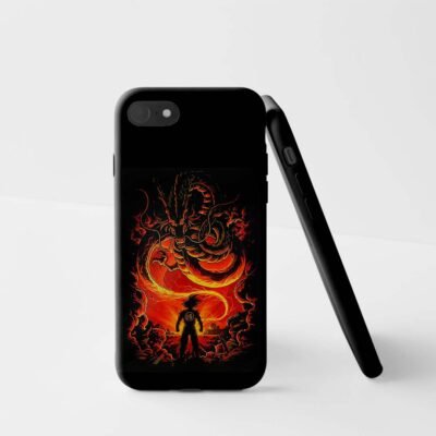 printed cover Shenron & Goku Matte Phone Case