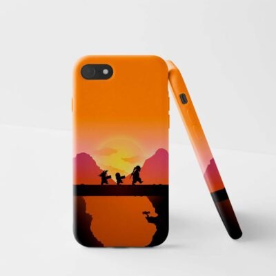 printed cover Krillin and Master Roshi Matte Phone Case
