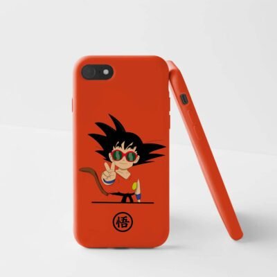 printed cover Kid Goku Matte Phone Case
