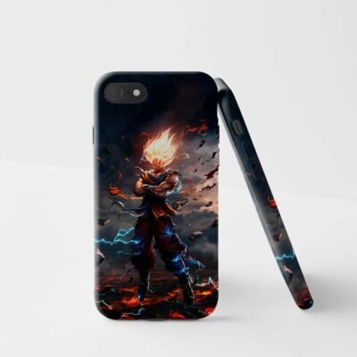 printed cover Goku Super Saiyan Matte Phone Case