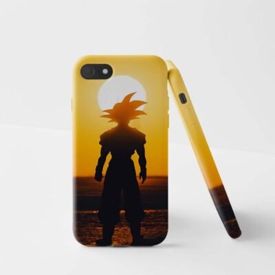 printed case Goku Sunset Matte Phone Case