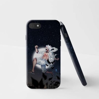 printed cover Luffy Moon Matte Phone Case