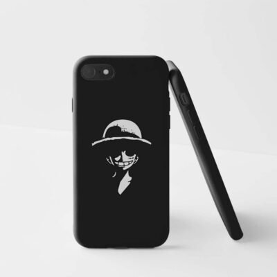back case Black Luffy Smile Matte Phone Case