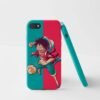 One Piece Luffy Red Blue Matte Phone Case