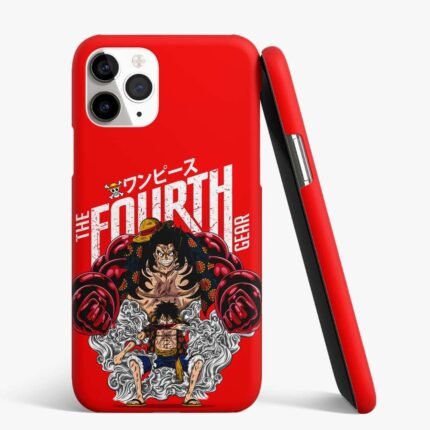 Luffy The Fourth Gear Red Matte Phone Case