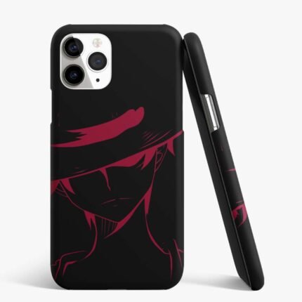 Monkey D. Luffy Red Black Matte Phone Case