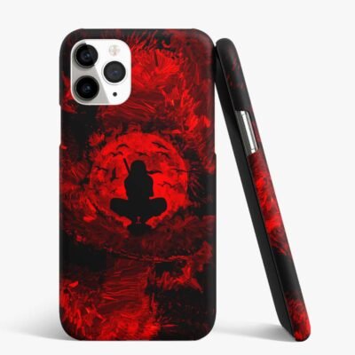 Itachi Red Moon Matte phone case