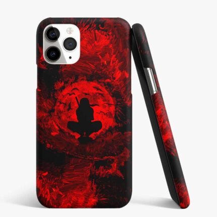 Itachi Red Moon Matte phone case