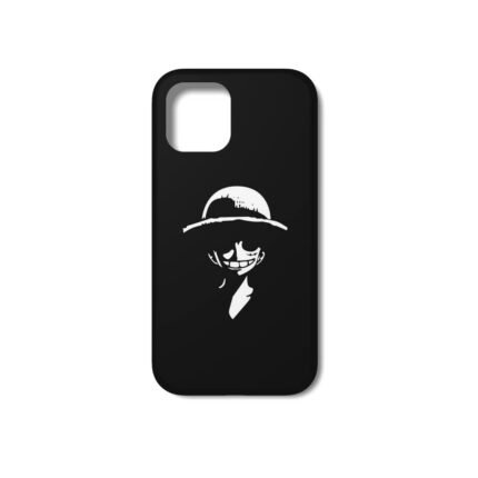 Black Luffy Smile Matte Phone Case