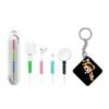 Chibi Luffy Keychain with Cable Protector