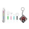 Ghost of Uchiha keychain with cable protectar-min