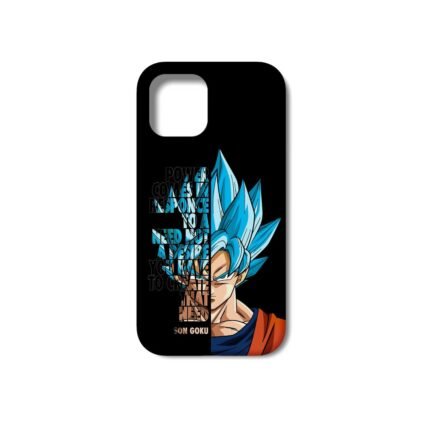 Goku Blue Hair Matte Phone Case