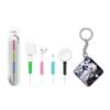 Luffy Action Keychain with Cable Protector