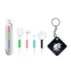 Luffy Moon Keychain with Cable Protector